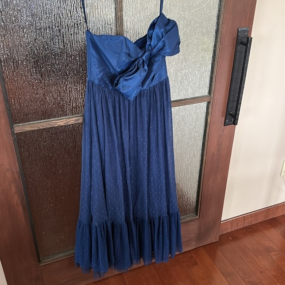 Hutch Strapless Navy Blue Dress - Picture 7 of 13